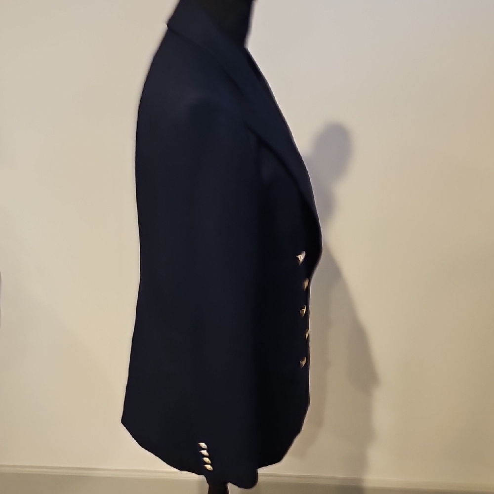 Talbots Navy Blazer with Gold Buttons - Picture 10 of 14